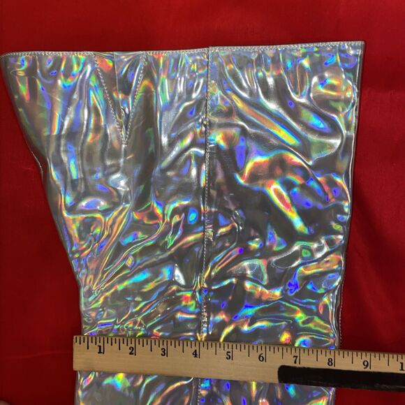 Cape Robbin Bemilia Holographic Thigh High Boots for Women Over the Knee 9M - Picture 11 of 16
